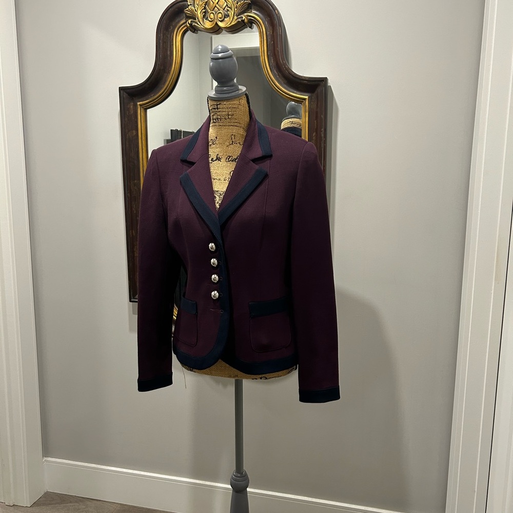 Beautiful purple and navy blazer
